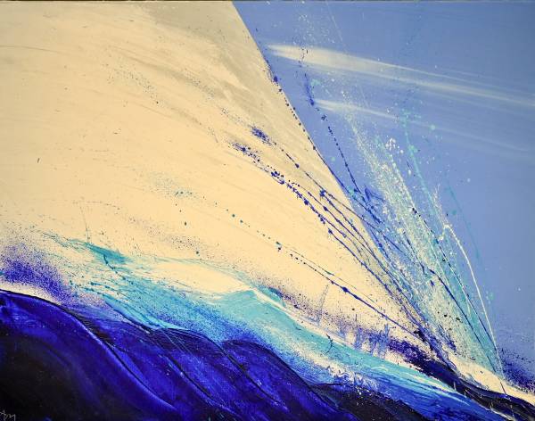 - Acrylic on Canvas, Painting by Annabel Menheneott, measuring 80 x 100 cm (H x W) framed at 84 x 104 cm £1850